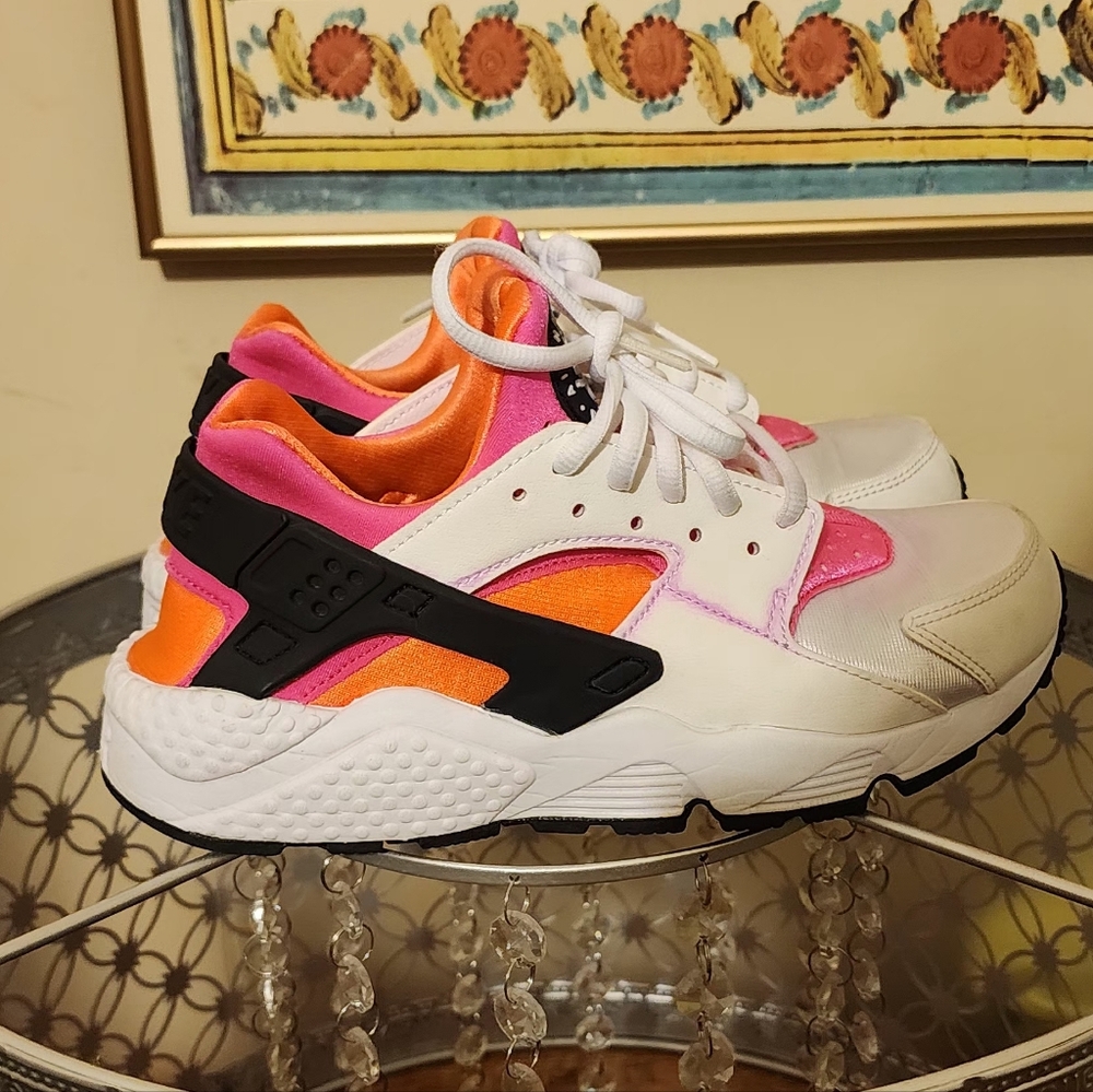 Nike Air Huraches.  Vibrant Multicolor Sneakers